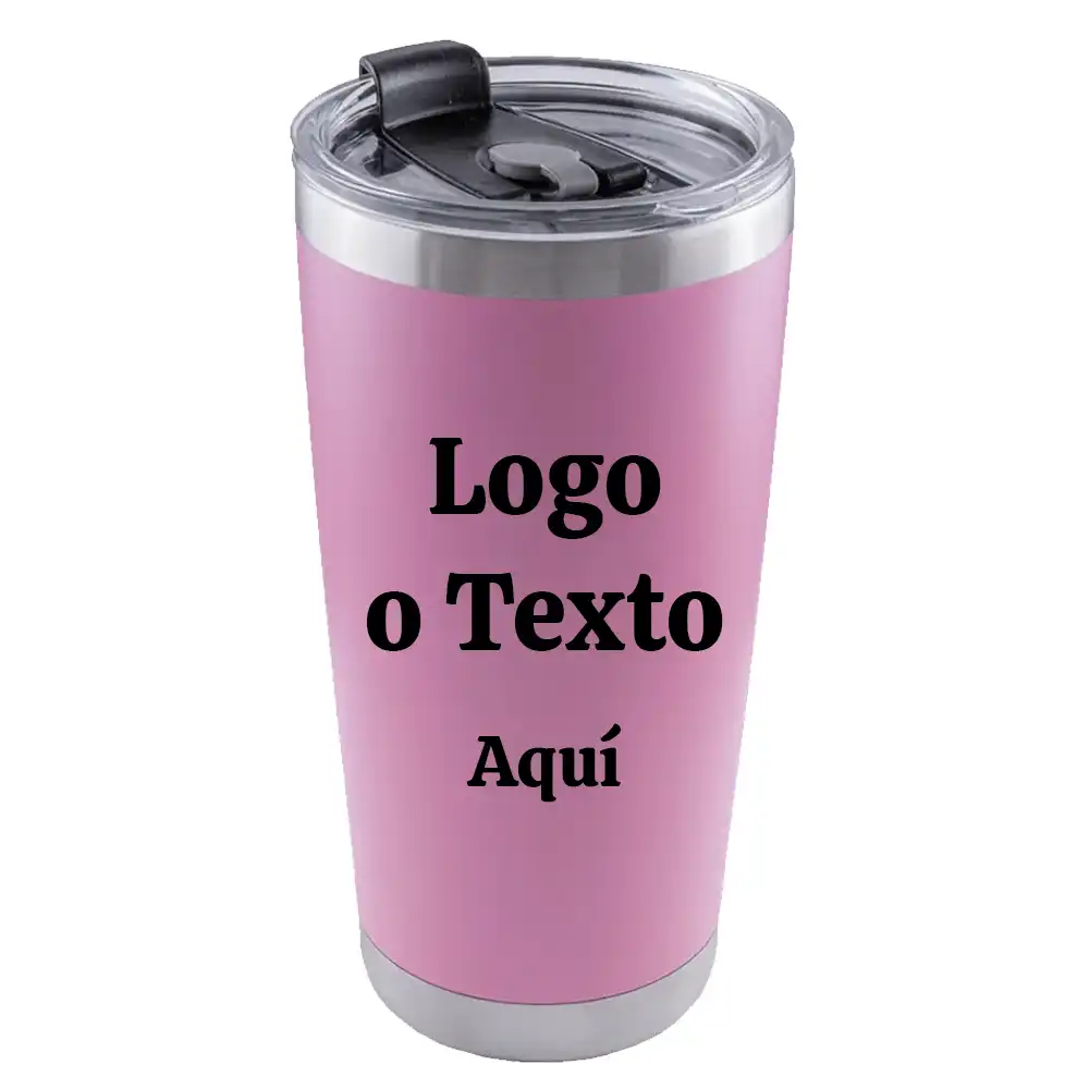 Termo Mate 20 oz Rosa neón – Designprinter