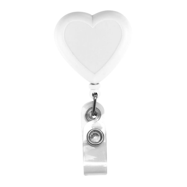 PORTAGAFETE CORAZÓN BLANCO