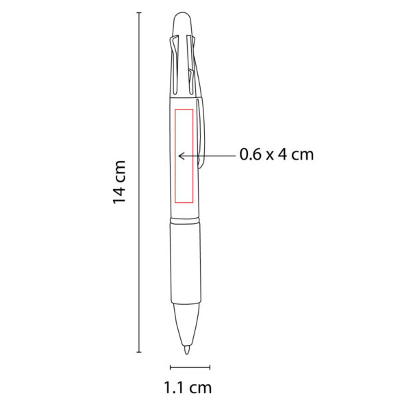 BOLÍGRAFO LOJA 4 EN 1 - Imagen 3