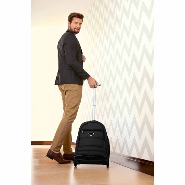 MOCHILA TROLLEY KRONBERG NEGRO - Imagen 6