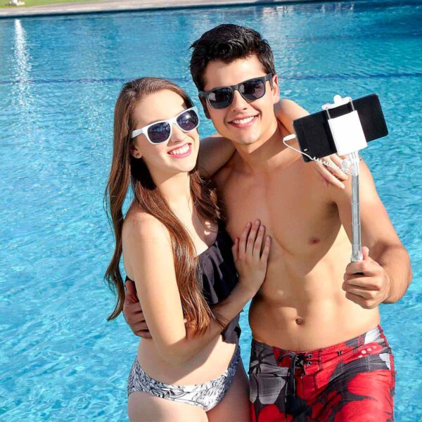 SELFIE STICK SURNA GRIS METÁLICO - Imagen 4