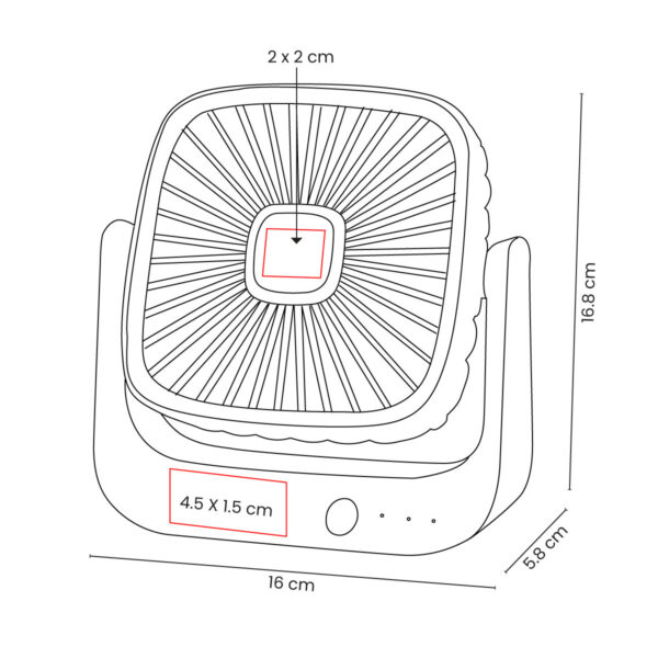 VENTILADOR SCOUT BLANCO - Imagen 5