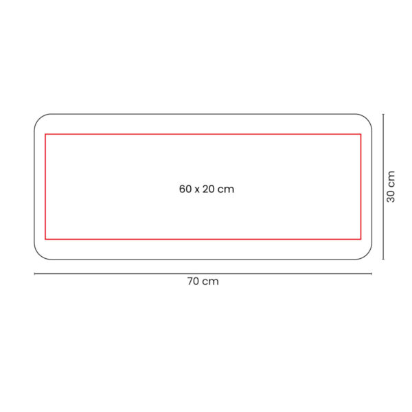 MOUSE PAD DE ESCRITORIO YIRÉN NEGRO - Imagen 5