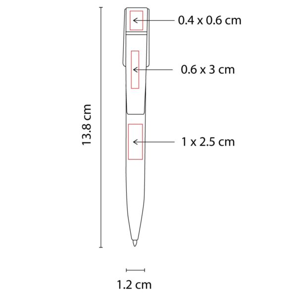 BOLÍGRAFO USB 8 GB SHELL - Imagen 5