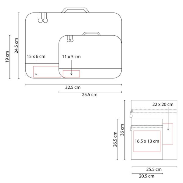 SET ORGANIZADOR DE VIAJE CAVTAT - Imagen 2